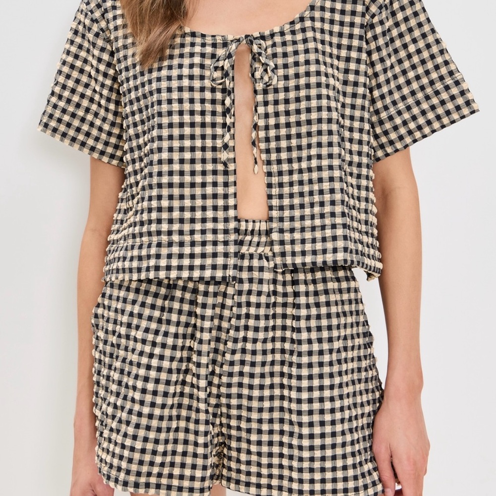 VRG GRL The Sea & I Smock Top and Shorts Set